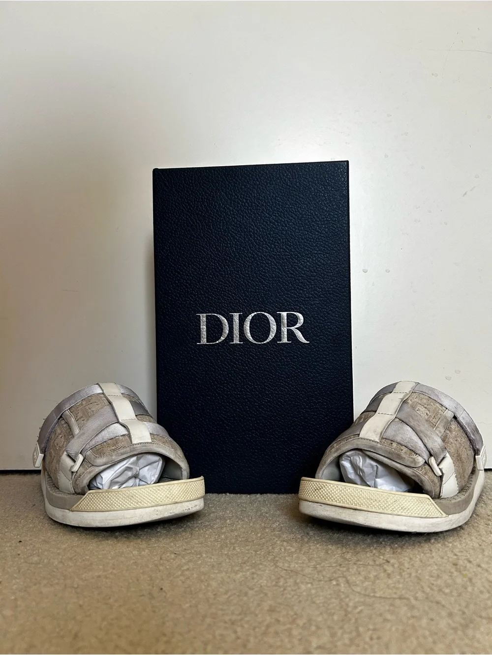 Dior Alpha slides men size 11 authentic